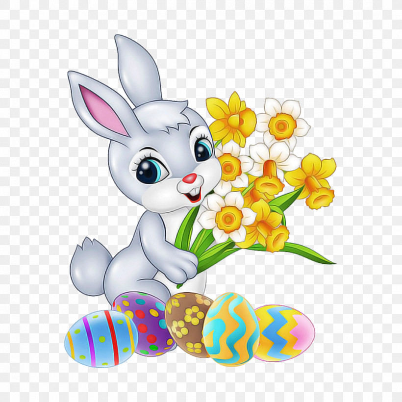 Easter Bunny, PNG, 1080x1080px, Cartoon, Animal Figure, Animation, Easter, Easter Bunny Download Free