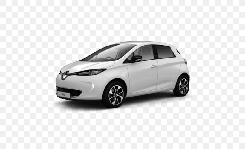 Renault Zoe Electric Vehicle Car Renault Clio, PNG, 500x500px, Renault Zoe, Automotive Design, Automotive Exterior, Automotive Wheel System, Brand Download Free