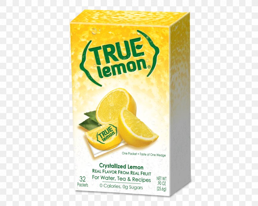 True Lemon Crystallized Lemon Substitute 100ct True Citrus 32 Packets Lime, PNG, 1200x960px, Lemon, Citric Acid, Citrus, Food, Fruit Download Free