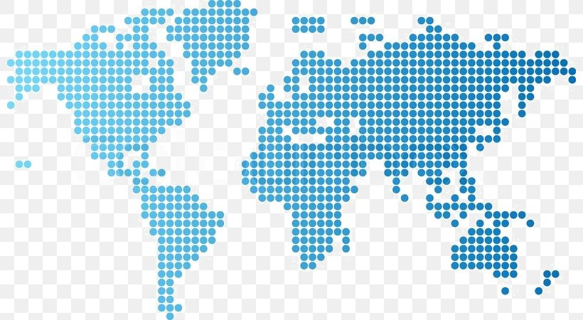 Globe World Map, PNG, 800x450px, Globe, Area, Blue, Dot Distribution Map, Map Download Free