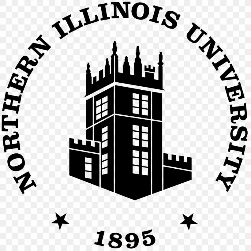 Northern Illinois University Normal North Central College Eastern Illinois University Northern Illinois Huskies Football, PNG, 1024x1024px, Northern Illinois University, Academic Degree, Area, Black And White, Brand Download Free
