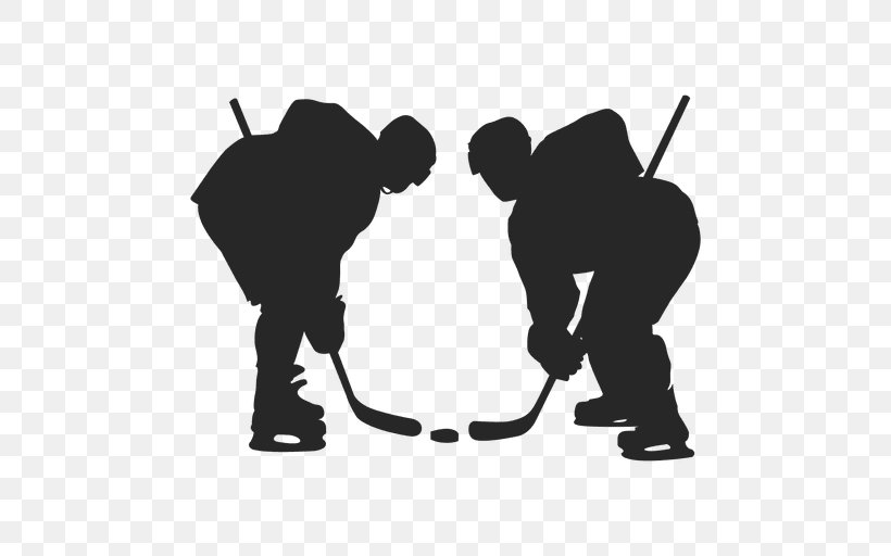 Ice Hockey Silhouette, PNG, 512x512px, Ice Hockey, Black, Black And White, Communication, Hockey Download Free