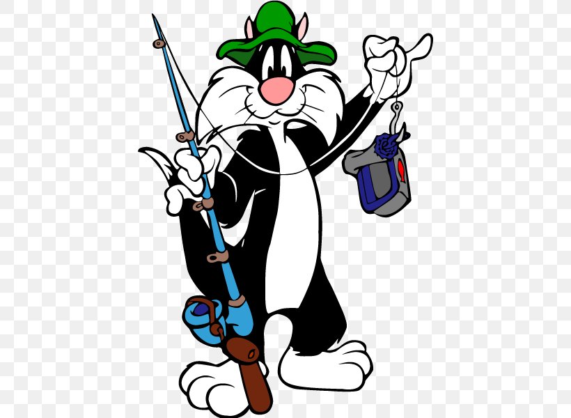 Sylvester Tweety Bugs Bunny Pepé Le Pew Porky Pig, PNG, 424x600px, Sylvester, Art, Artwork, Bugs Bunny, Cartoon Download Free