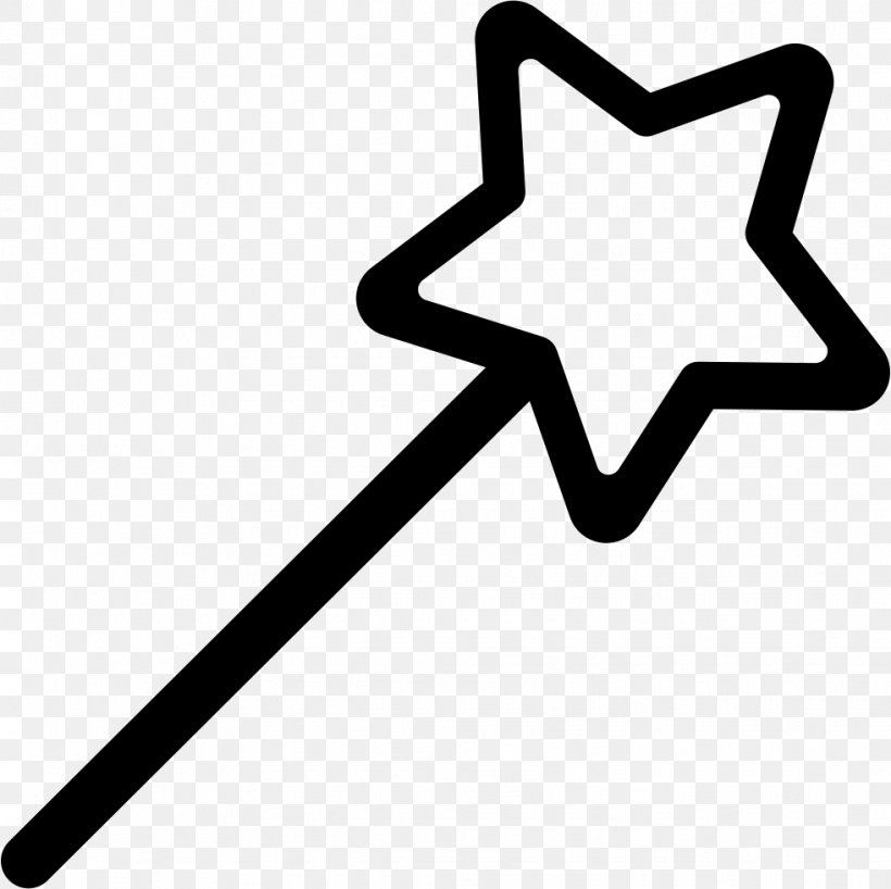 Wand Clip Art Vector Graphics Magic, PNG, 982x980px, Wand, Area, Black And White, Fairy, Magic Download Free