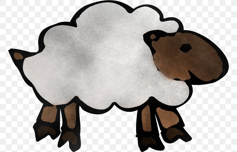 Sheep Cartoon Sheep Bovine Cow-goat Family, PNG, 765x526px, Sheep, Bovine, Cartoon, Cowgoat Family Download Free