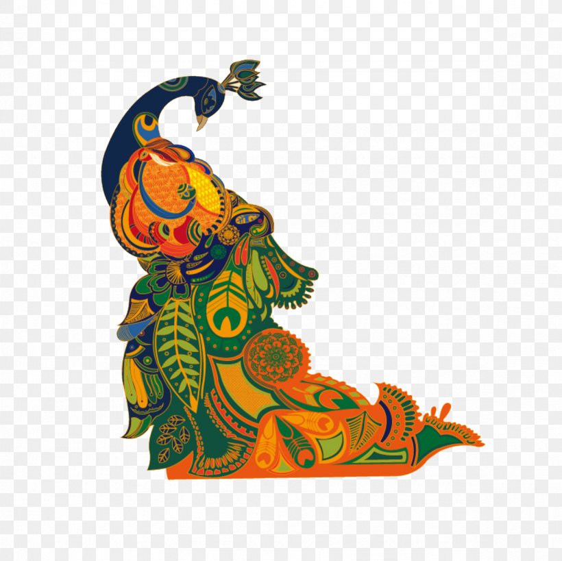 Bird Peafowl Motif, PNG, 1181x1181px, Bird, Art, Cartoon, Cdr, Costume Design Download Free