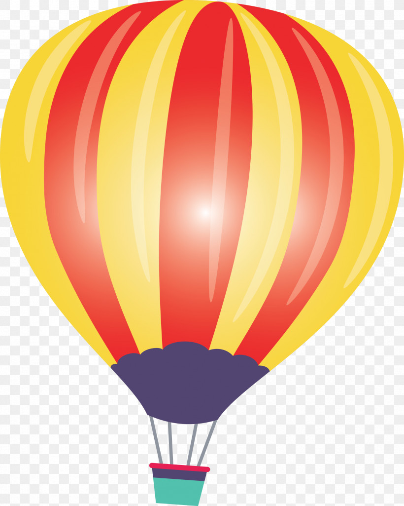 Hot Air Balloon, PNG, 2399x3000px, Hot Air Balloon, Balloon, Yellow Download Free