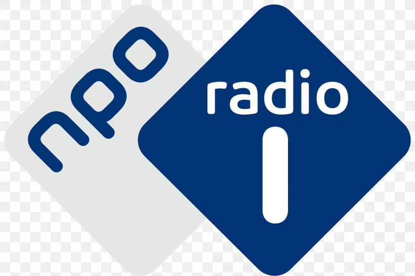 NPO Radio 1 Nederlandse Publieke Omroep Netherlands Radio 1 Journaal Public Broadcasting, PNG, 2000x1335px, Npo Radio 1, Area, Blue, Brand, Broadcasting Download Free