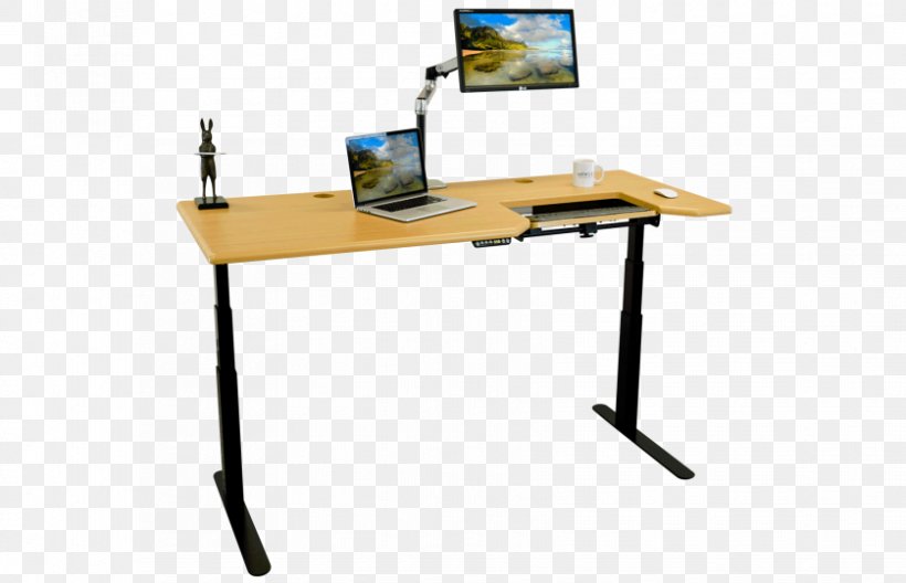 Standing Desk Computer Desk Treadmill Desk, PNG, 838x540px, Desk, Computer, Computer Desk, Furniture, Human Factors And Ergonomics Download Free