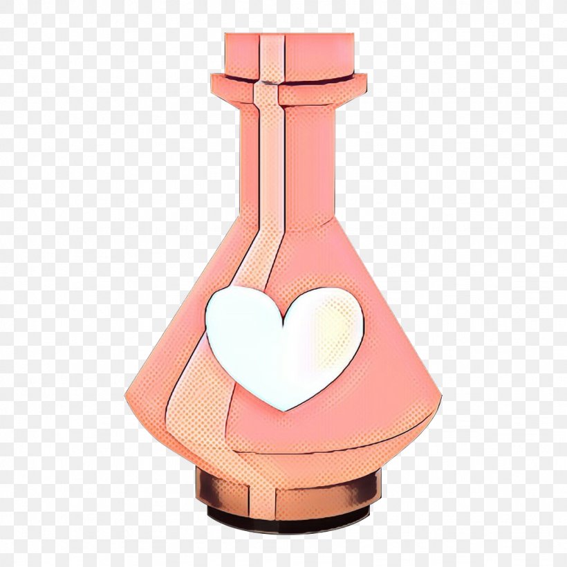 Pink Heart Peach, PNG, 1024x1024px, Pop Art, Heart, Peach, Pink, Retro Download Free