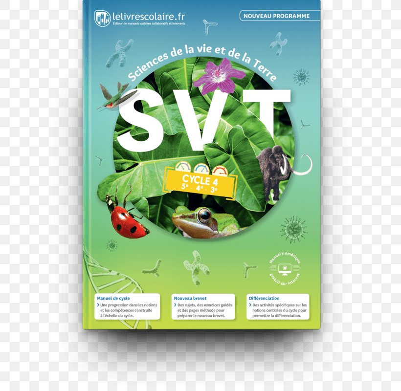 SVT Cycle 4 Lelivrescolaire.fr Textbook Physique-Chimie Cycle 4, PNG, 626x800px, Textbook, Advertising, Book, Brand, College Download Free