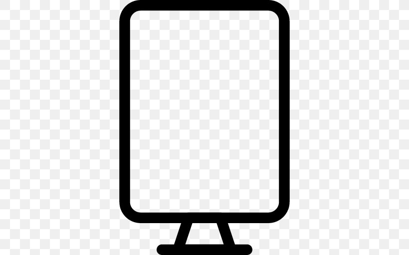 Computer Monitors Clip Art, PNG, 512x512px, Computer Monitors, Area, Black And White, Handheld Devices, Horizontal And Vertical Download Free