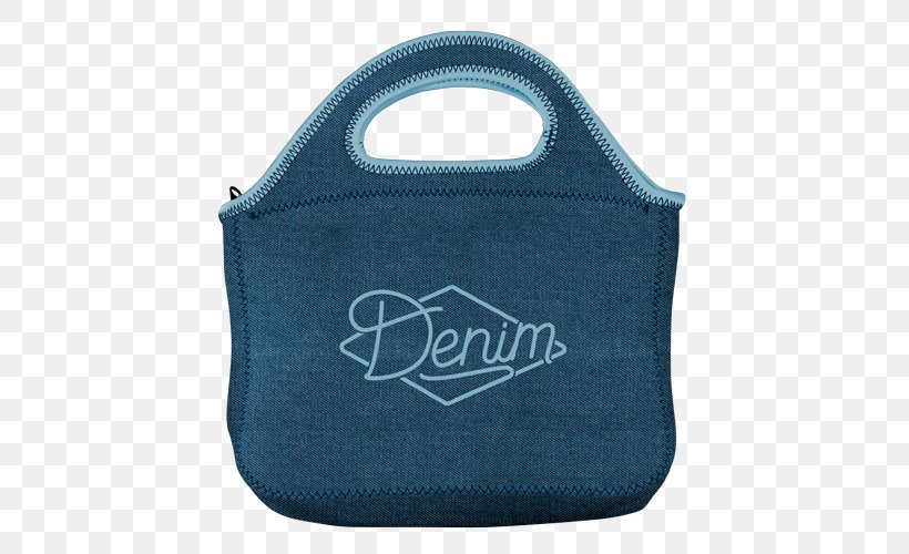 Handbag Neoprene Textile Denim, PNG, 500x500px, Handbag, Bag, Denim, Electric Blue, Electricity Download Free
