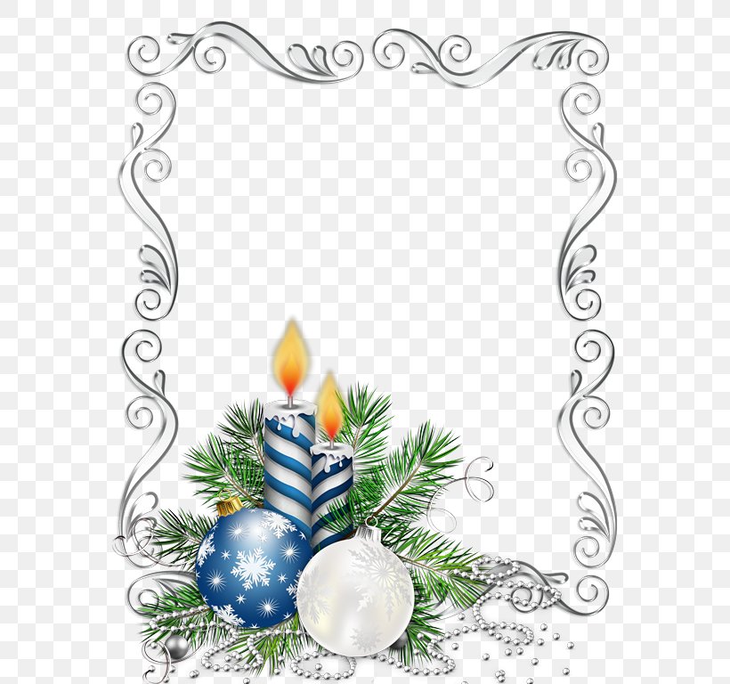 Borders And Frames Christmas Ornament Candle Clip Art, PNG, 591x768px, Borders And Frames, Artificial Christmas Tree, Blue, Branch, Candle Download Free
