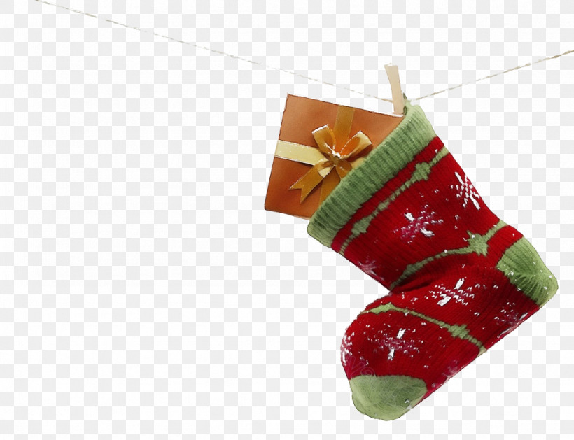 Christmas Stocking, PNG, 1024x786px, Watercolor, Christmas, Christmas Decoration, Christmas Ornament, Christmas Stocking Download Free