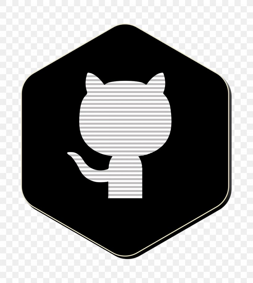 Github Icon Hexagon Icon Logo Icon, PNG, 1024x1144px, Github Icon, Black Cat, Cat, Gesture, Hexagon Icon Download Free