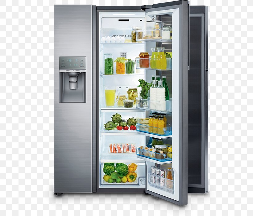 Samsung Food ShowCase RH77H90507H RS22HDHPN Samsung 22 Cu. Ft. Counter Depth Side-by-Side Refrigerator Frigorifico Side By Side SAMSUNG, PNG, 600x700px, Samsung Food Showcase Rh77h90507h, Autodefrost, Food, Freezers, Frigidaire Gallery Fghb2866p Download Free
