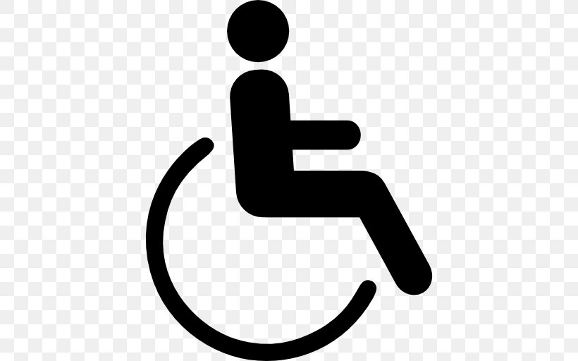 Disability Accessibility Clip Art, PNG, 512x512px, Disability, Accessibility, Area, Black And White, Disabled Parking Permit Download Free