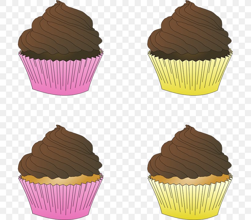 Cupcake Frosting & Icing Muffin Ganache Chocolate Cake, PNG, 703x720px, Cupcake, Baking, Baking Cup, Buttercream, Cake Download Free