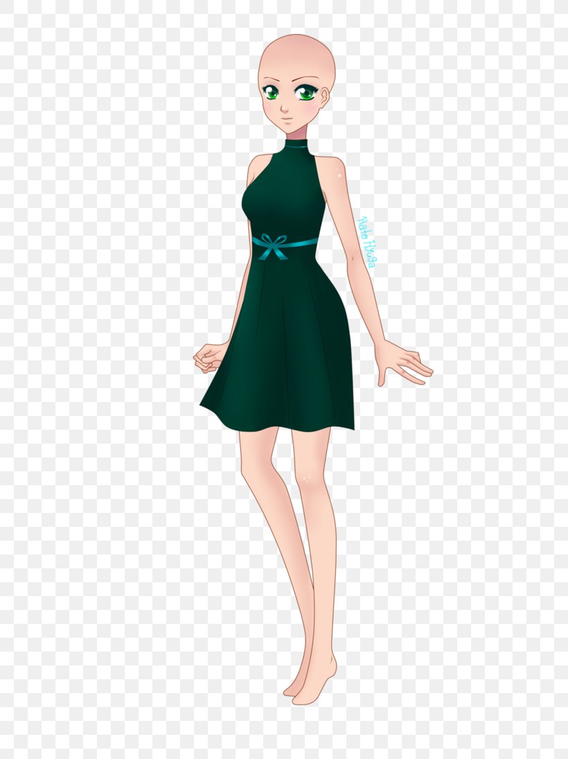 Dress Character Fiction Costume Turquoise, PNG, 730x1095px, Watercolor, Cartoon, Flower, Frame, Heart Download Free