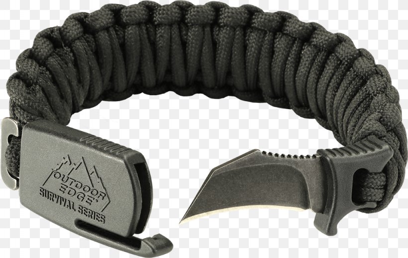 Knife Outdoor Edge Bracelet Blade Parachute Cord, PNG, 1024x650px, Knife, Blade, Bracelet, Claw, Fashion Accessory Download Free