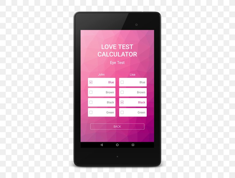 Love Calculator Prank Screenshot Android Handheld Devices, PNG, 413x620px, Love Calculator Prank, Android, Brand, Display Device, Feature Phone Download Free