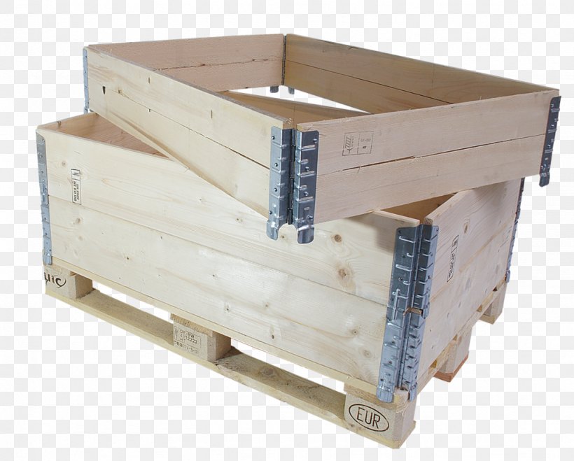 Plywood Pallet Collar EUR-pallet Product, PNG, 1024x823px, Plywood, Box, Crate, Eurpallet, Gitterbox Download Free