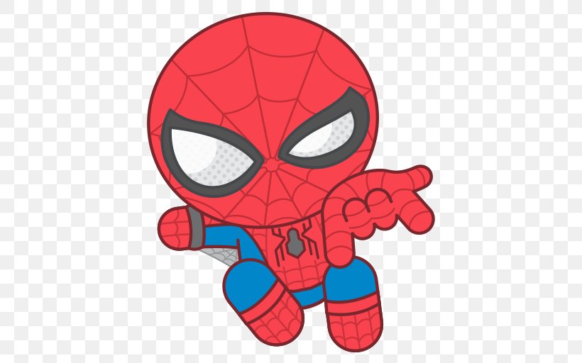 Spider-Man Sticker Marvel Comics Superhero, PNG, 512x512px, Watercolor, Cartoon, Flower, Frame, Heart Download Free