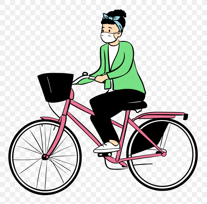 Woman Bicycle Bike, PNG, 2500x2461px, Woman, Bicycle, Bicycle Frame, Bicycle Saddle, Bicycle Wheel Download Free