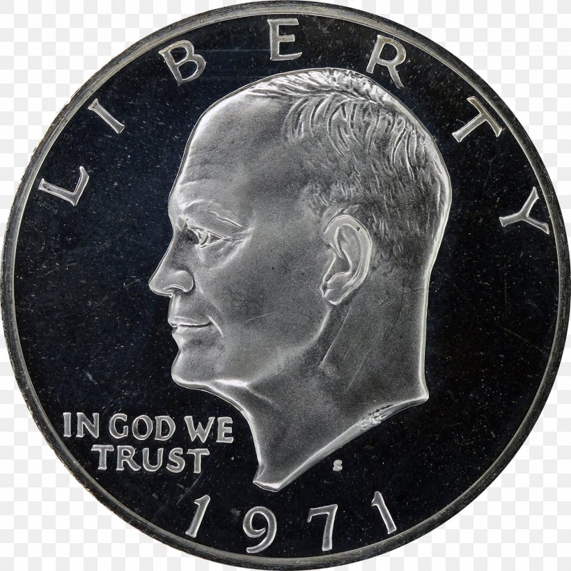 Dollar Coin Philadelphia Mint Silver Eisenhower Dollar, PNG, 1500x1500px, Coin, Bullion, Currency, Dime, Dollar Download Free