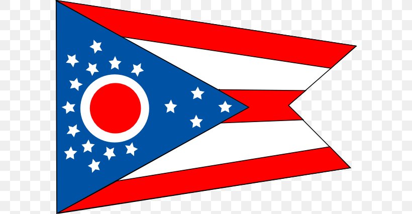 Flag Of Ohio Flag Of The United States Clip Art, PNG, 600x426px, Ohio, Area, Flag, Flag Of Alabama, Flag Of Kuwait Download Free