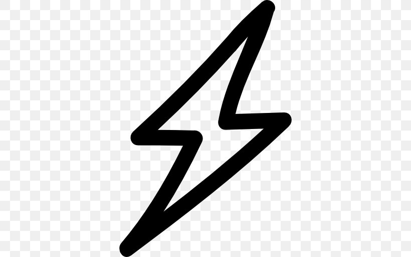 Thunderbolt Lightning Shape Clip Art, PNG, 512x512px, Thunderbolt, Black And White, Brand, Cloud, Drawing Download Free