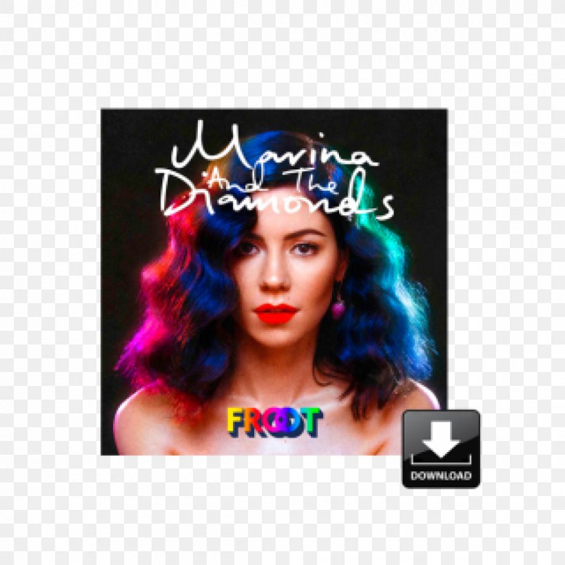 Marina And The Diamonds Froot Album Electra Heart Singer-songwriter, PNG, 1200x1200px, Watercolor, Cartoon, Flower, Frame, Heart Download Free