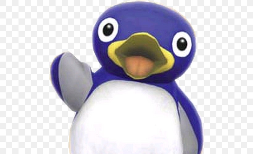 Penguin Super Mario Galaxy 2 Super Mario 64, PNG, 500x500px, Penguin, Beak, Bird, Flightless Bird, Luigi Download Free