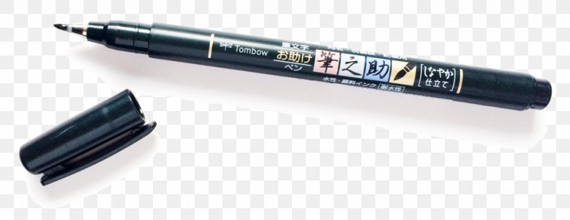 Pens Paper Tombow Fudenosuke Brush Pen Marker Pen, PNG, 1024x396px, Pens, Fudepen, Gun Barrel, Hardware, Ink Brush Download Free