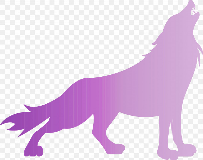 Purple Violet Pink Tail Animal Figure, PNG, 3000x2369px, Wolf, Animal Figure, Magenta, Paint, Pink Download Free