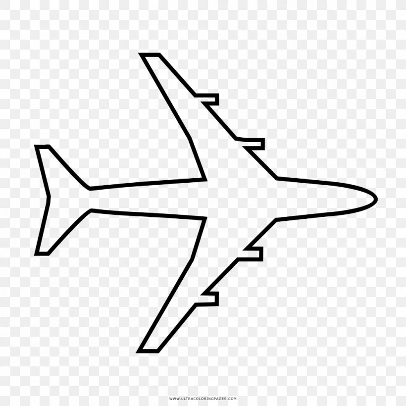 Airplane Drawing Air Transportation Coloring Book, PNG, 1000x1000px, Airplane, Aerospace Engineering, Air Transportation, Air Travel, Aircraft Download Free