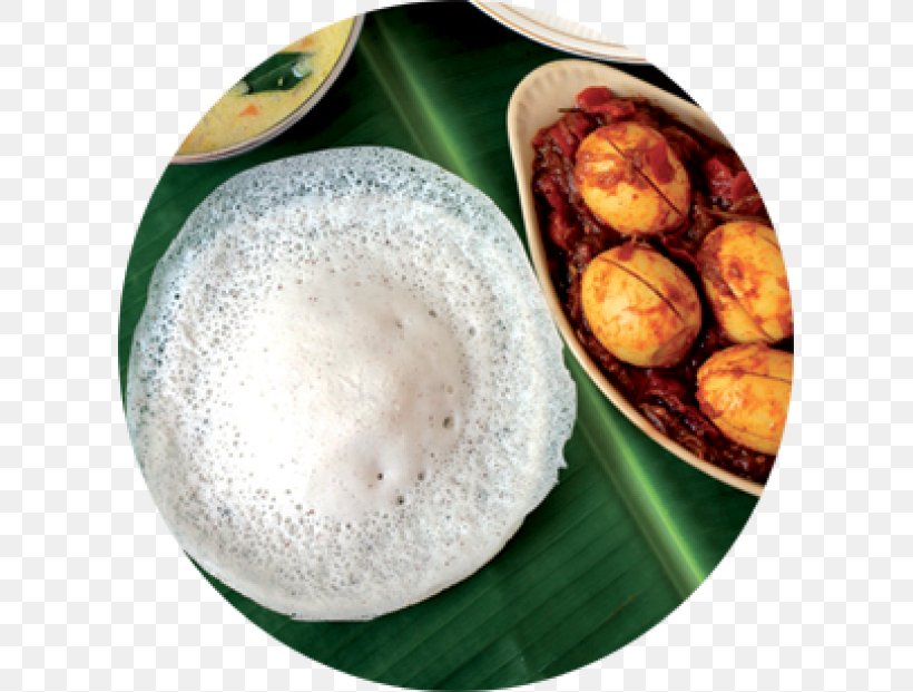 Appam Dosa Puttu South Indian Cuisine, PNG, 607x621px, Appam, Asian Food, Biryani, Breakfast, Commodity Download Free
