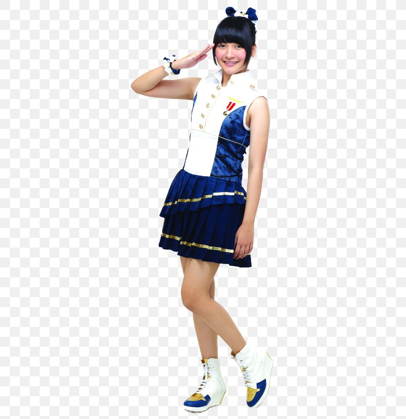 Cheerleading Uniforms Rena Nozawa 22 June JKT48 Giant Panda, PNG, 376x846px, Cheerleading Uniforms, Cheerleading Uniform, Clothing, Cobalt Blue, Costume Download Free