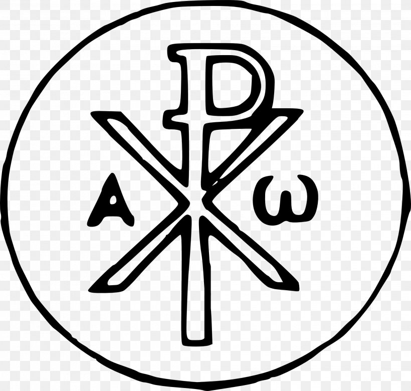 Christian Symbolism Chi Rho Ichthys Christianity, PNG, 2063x1964px, Christian Symbolism, Alpha And Omega, Area, Black And White, Chi Rho Download Free