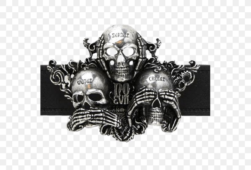 Three Wise Monkeys Human Skull Symbolism Death Evil Png