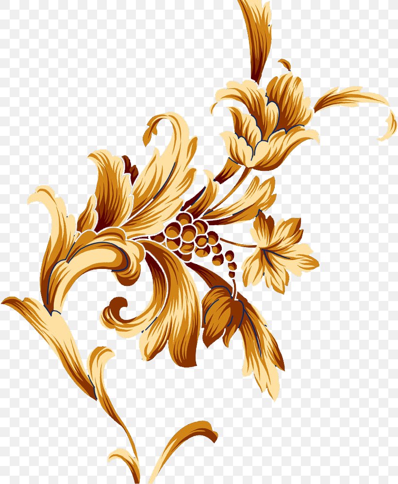 Flower Bokmärke Gold Raster Graphics Clip Art, PNG, 819x997px, Flower, Ansichtkaart, Commodity, Drawing, Flowering Plant Download Free