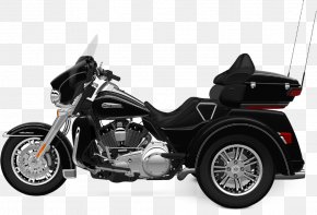 Motorcycle - Harley Davidson Road Glide Harley-Davidson Tri Glide Ultra Classic Motorized Tricycle Motorcycle PNG