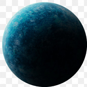 Blue Sphere Turquoise Planet Ball PNG