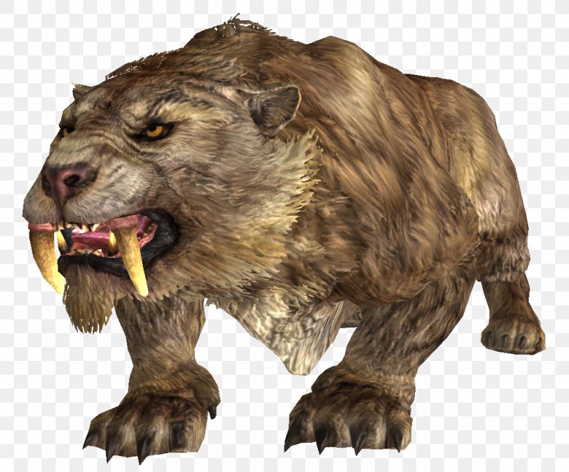 The Elder Scrolls V: Skyrim Saber-toothed Cat Cougar Saber-toothed Tiger, PNG, 1031x856px, Elder Scrolls V Skyrim, Animal, Big Cat, Big Cats, Carnivoran Download Free