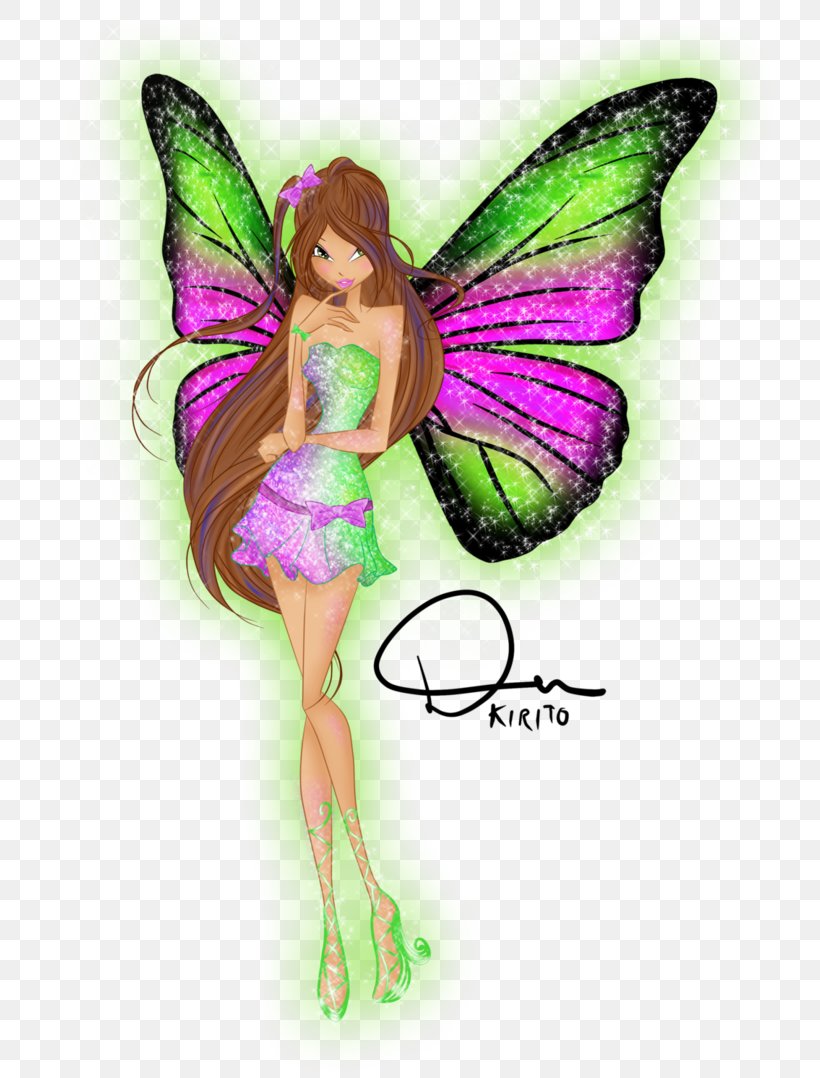 Flora Fairy Boszorkány Drawing Mythix, PNG, 740x1078px, Flora, Animated Cartoon, Animated Film, Barbie, Butterfly Download Free