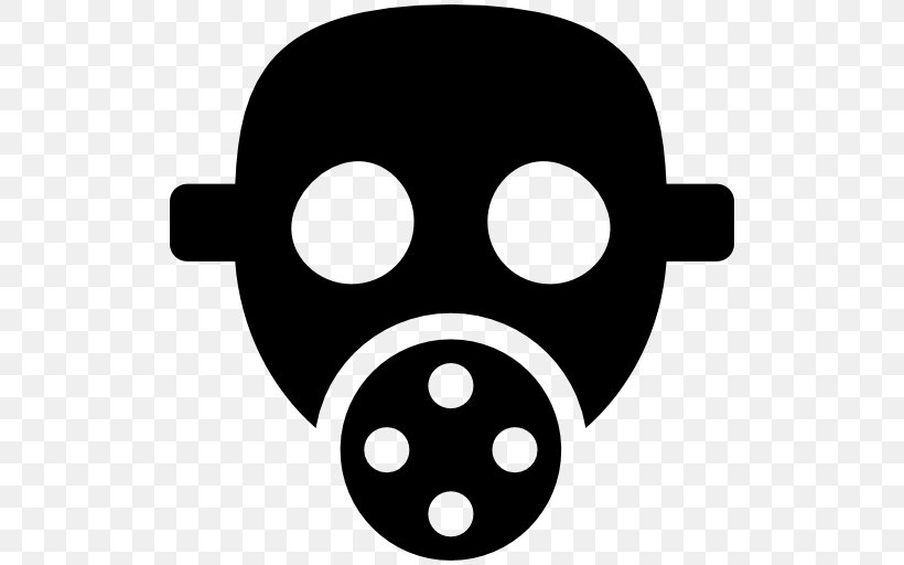 Gas Mask, PNG, 512x512px, Gas Mask, Black, Black And White, Gas, Head Download Free