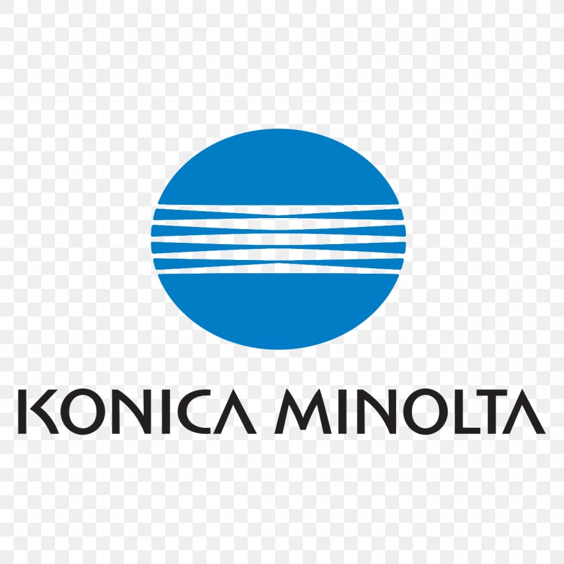 Logo Konica Minolta Printer, PNG, 1280x1280px, Logo, Area, Blue, Brand, Konica Download Free