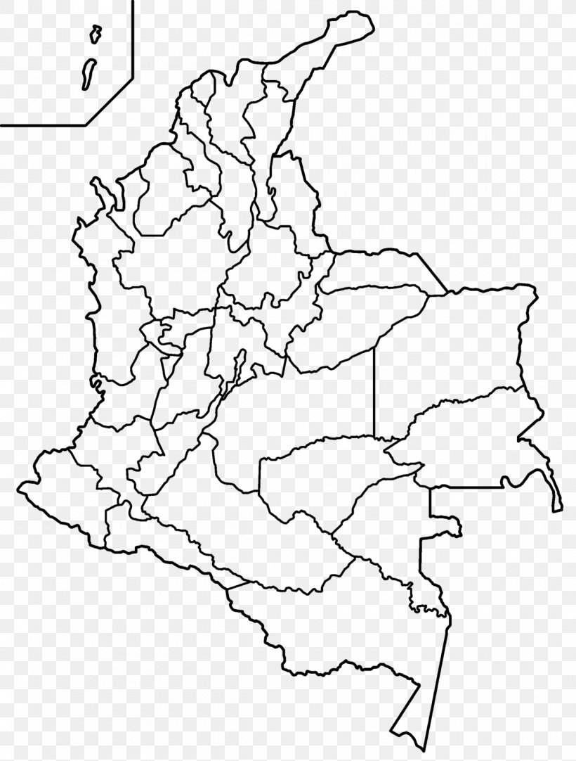 Departments Of Colombia Putumayo Department Boyacá Department Blank Map, PNG, 1200x1584px, Departments Of Colombia, Area, Auto Part, Black And White, Blank Map Download Free