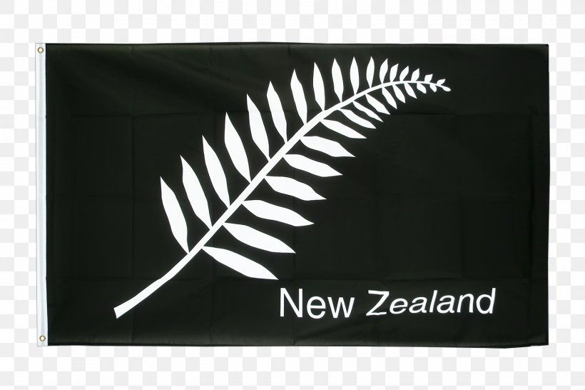 New Zealand National Rugby Union Team Silver Fern Flag Flag Of New Zealand, PNG, 1500x1000px, New Zealand, Brand, Feather, Fern, Flag Download Free